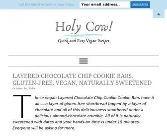 HolycowVegan.net(Easy Vegan Recipes) Screenshot