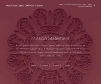 Holycrossaustin.church(Coptic Orthodox Diocese of the Southern United States) Screenshot