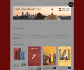 HolycrossbookStore.com(Holy Cross Bookstore) Screenshot