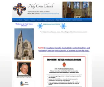 Holycrosschurchnb.org(Holy Cross Church) Screenshot