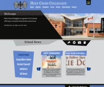 Holycrosscollegiate.ca(Holy Cross Collegiate) Screenshot