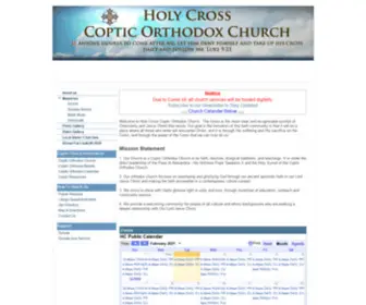 Holycrosscoptic.org(Holy Cross Coptic Orthodox Church) Screenshot