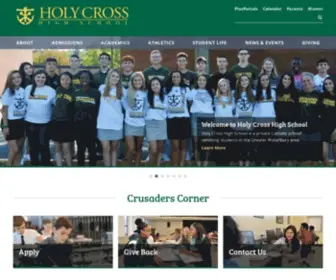 Holycrosshs-CT.com(Home) Screenshot