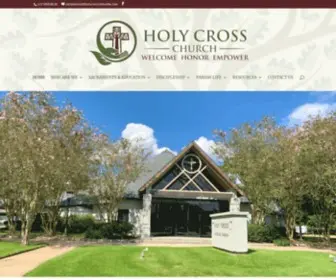 Holycrosslafayette.com(Holy Cross Catholic Church) Screenshot