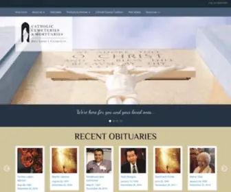 Holycrossmortuary.com(Holy Cross Mortuary) Screenshot