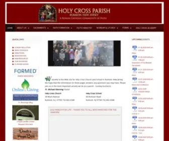 Holycrossrumson.org(Holy Cross Parish) Screenshot