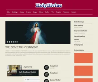 Holydivine.com(Holy Divine) Screenshot