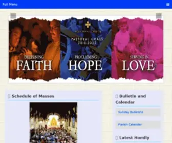 Holyfamily.org(South Pasadena) Screenshot