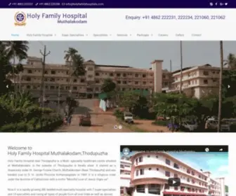 Holyfamilyhospitals.com(Holy Family Hospital near Thodupuzha) Screenshot