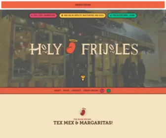 Holyfrijoles.net(Holy Frijoles) Screenshot