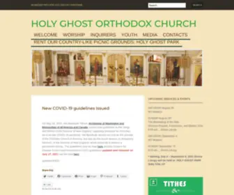 Holyghostbpt.org(Holy Ghost Orthodox Church) Screenshot