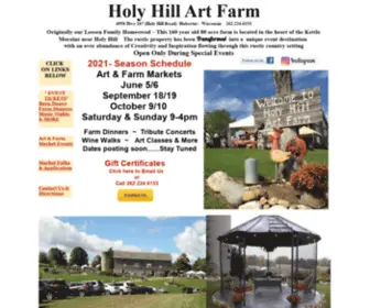 Holyhillartfarm.com(Holy Hill Art Farm Market) Screenshot
