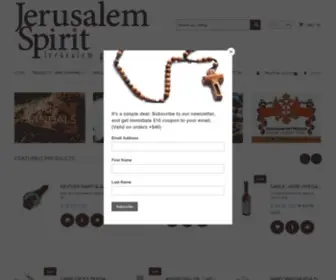 Holyland4Jesus.com(Jerusalem Spirit) Screenshot