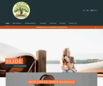 Holylandstuff.com(Holylandstuff handmade leather sandals made in Jerusalem men and women) Screenshot