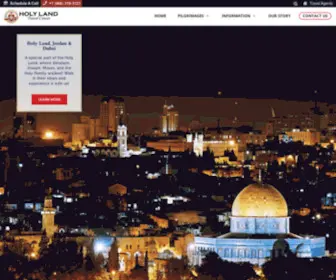 Holylandtc.com(Catholic Pilgrimage Center) Screenshot