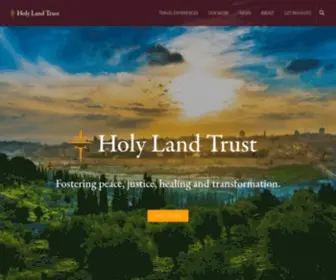 Holylandtrust.org(Holy land Trust) Screenshot
