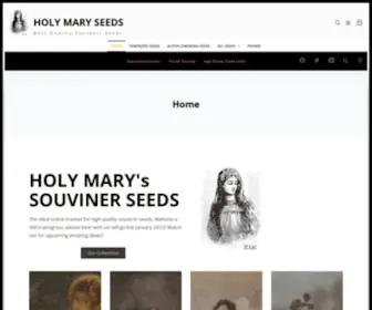Holymaryseeds.com(High Quality Souvenir Seeds) Screenshot