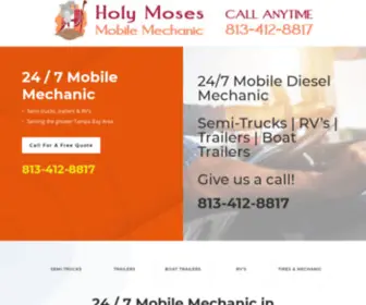 Holymosesmobilemechanic.net(Holy Moses Mobile Mechanic) Screenshot