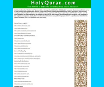 HolyQuran.com(Holy Quran) Screenshot