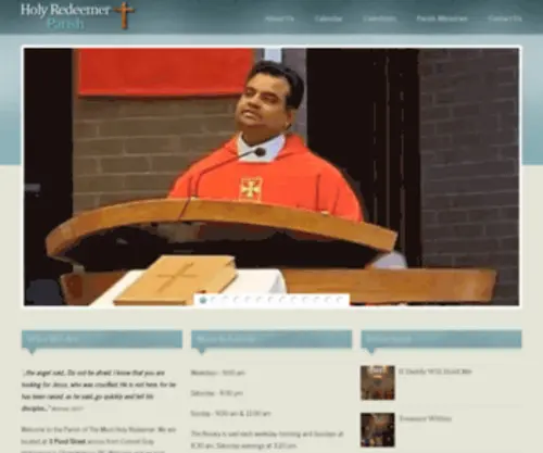 Holyredeemerpei.com(Holy Redeemer Parish) Screenshot