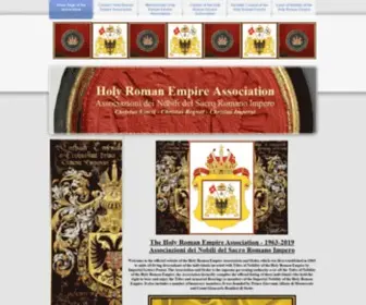 Holyromanempireassociation.com(Holy Roman Empire Association The Holy Roman Empire Association) Screenshot