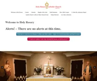 Holyrosarycedar.org(My Site) Screenshot