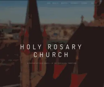 Holyrosaryop.org(Holy Rosary Church) Screenshot