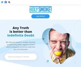 Holysmoke.org(Deceit) Screenshot