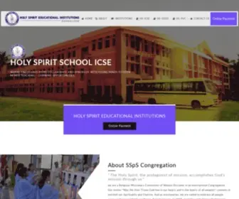 Holyspiritedu.com(Holy Spirit Banglore) Screenshot