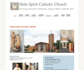 Holyspirithsv.com(Holy Spirit Catholic Church) Screenshot