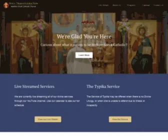 Holytransfiguration.org(Melkite Greek Catholic Church) Screenshot