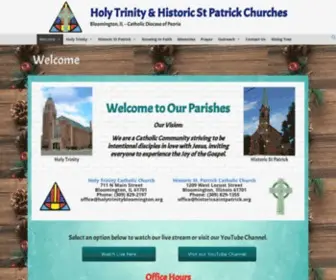 Holytrinitybloomington.org(Bloomington, IL) Screenshot