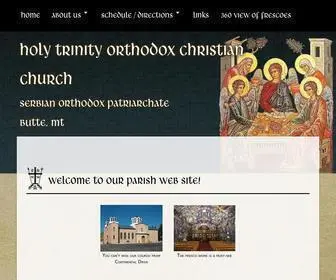 Holytrinitybutte.org(Holy Trinity Serbian Orthodox Church Example 1.2) Screenshot