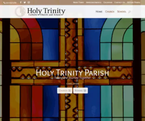 Holytrinitydm.org(Holy Trinity Parish) Screenshot