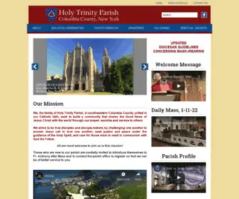 Holytrinityhudson.org(Holy Trinity Parish) Screenshot