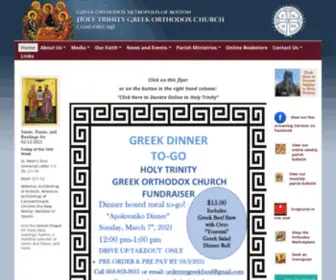 Holytrinitynh.org(Holy Trinity Greek Orthodox Church) Screenshot