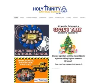 Holytrinitypierz.org(Holy Trinity Catholic School) Screenshot