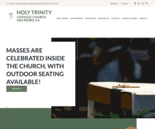 Holytrinitysp.org(Holy Trinity Parish) Screenshot