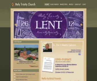 Holytrinityweb.com(Holy Trinity Church) Screenshot