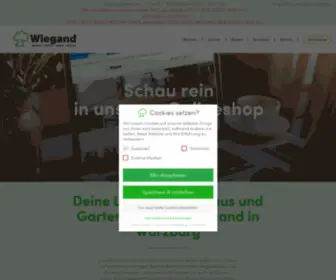 Holz-Wiegand.com(Lösungen für Haus und Garten) Screenshot