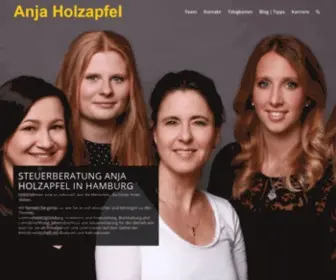 Holzapfel-Steuerberatung.de(Steuerberatung Anja Holzapfel aus Hamburg) Screenshot