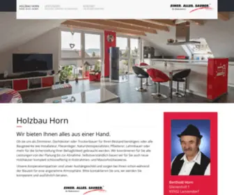 Holzbau-Horn.com(Holzbau Horn) Screenshot