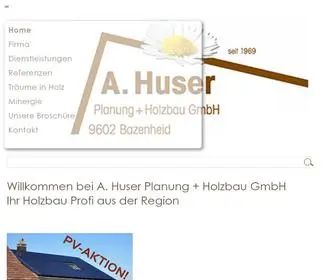 Holzbau-Huser.ch(Huser Planung) Screenshot