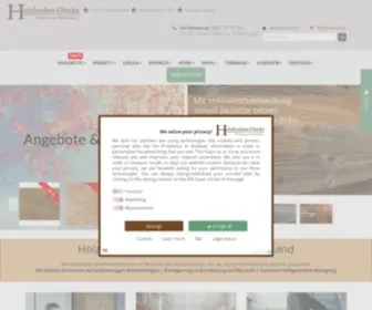 Holzboden-Direkt.de(Bodenbeläge & Zubehör online kaufen) Screenshot