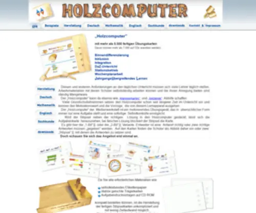 Holzcomputer.de(Holzcomputer) Screenshot