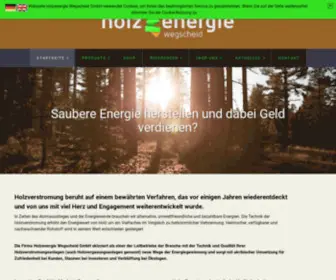 Holzenergie-Wegscheid.de Screenshot