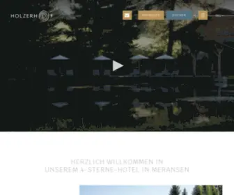 Holzerhof.com(Hotel Meransen 4 Sterne) Screenshot