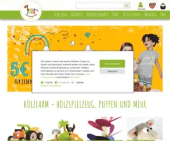 HolzFarm.de(Holzspielzeug, Puppen und vieles mehr) Screenshot