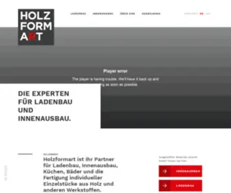 HolzFormart.de(Die Experten für Ladenbau und Innenausbau in Neukirchen) Screenshot