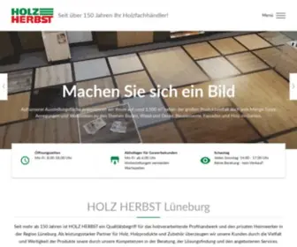 Holzherbst.de(HOLZ HERBST GmbH in Lüneburg) Screenshot